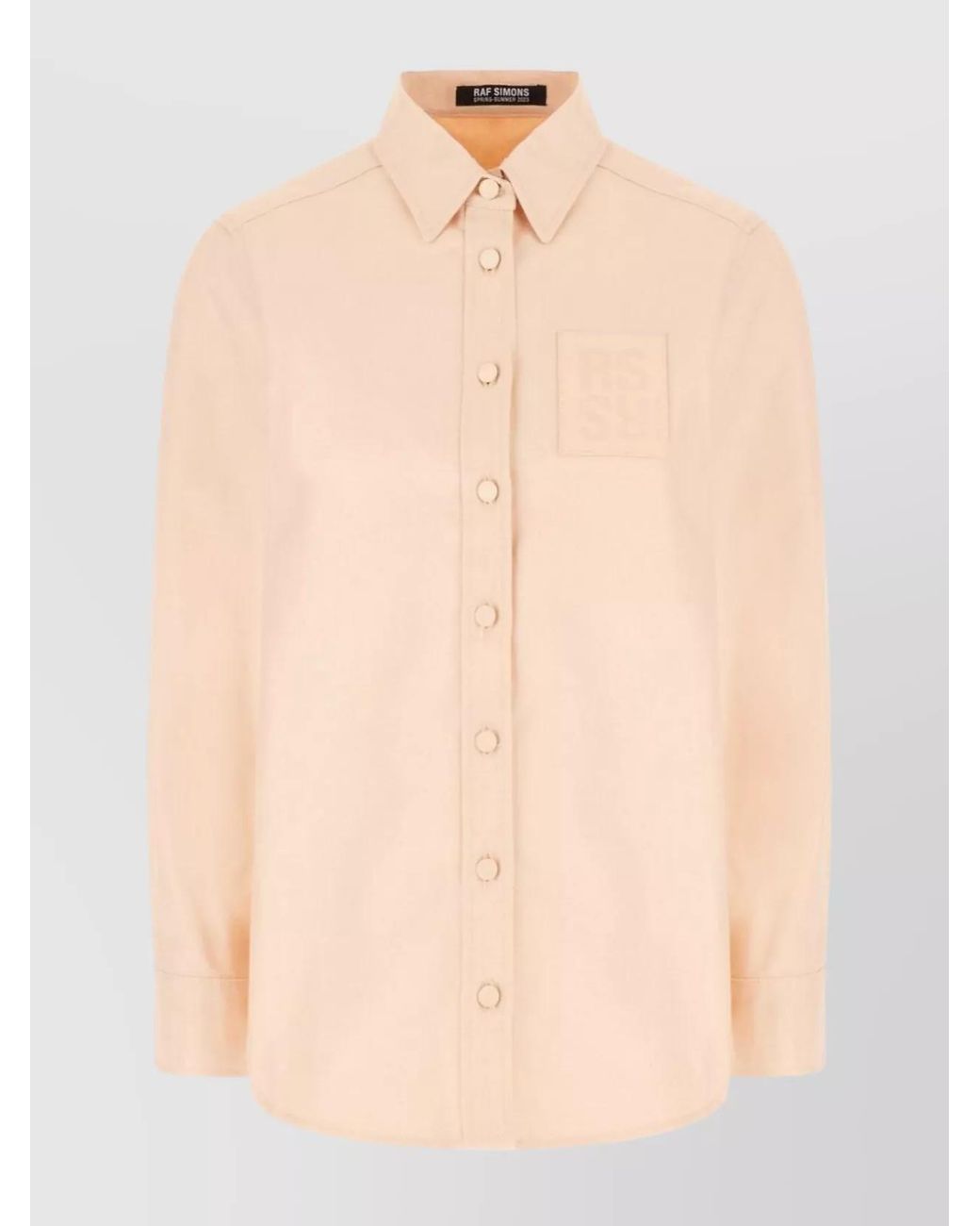 Raf Simons Natural Cotton Piqué Shirt