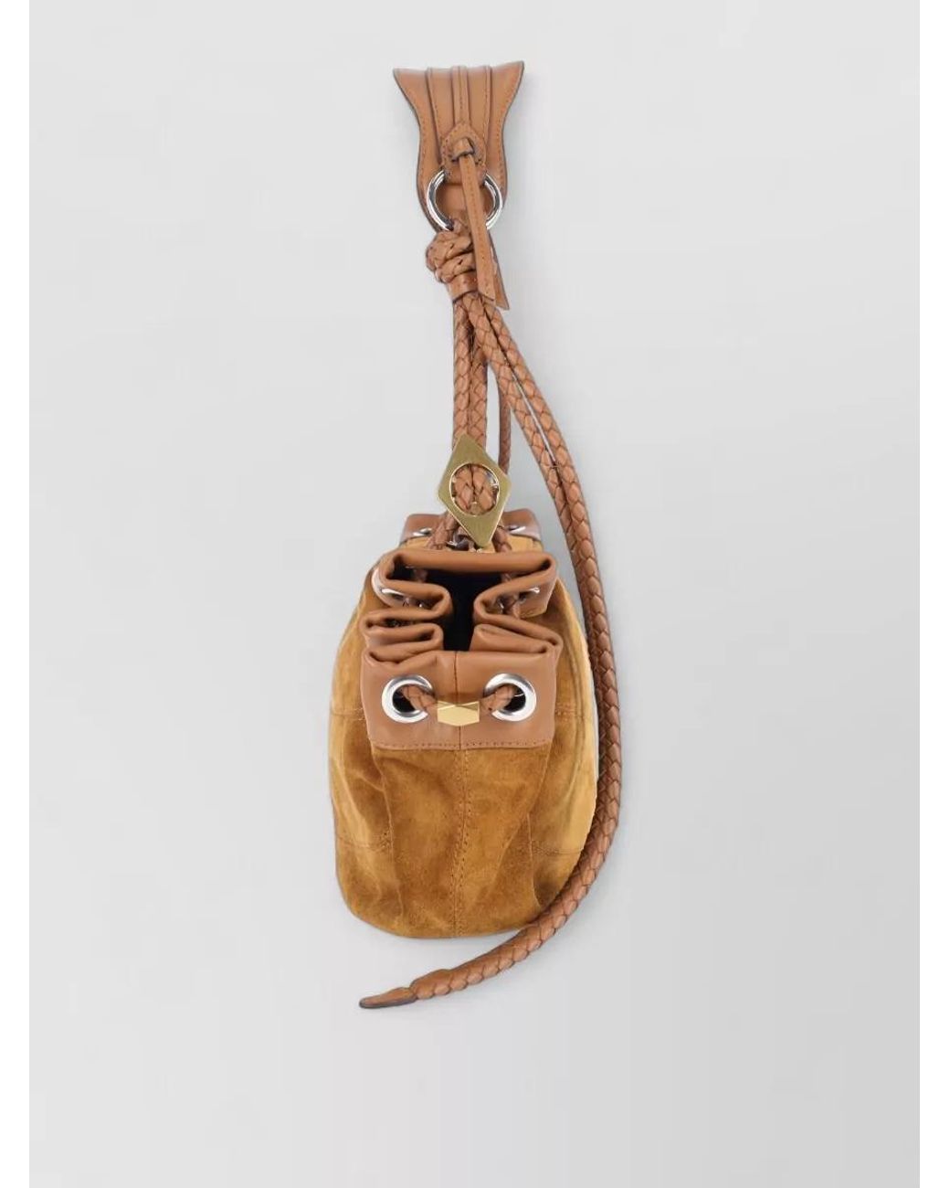Isabel Marant Brown Altay Leather Bucket Bag