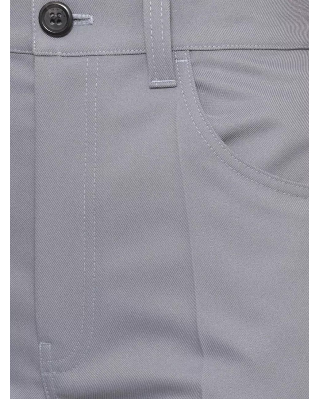 Marni Gray Straight-Leg Suit Trousers