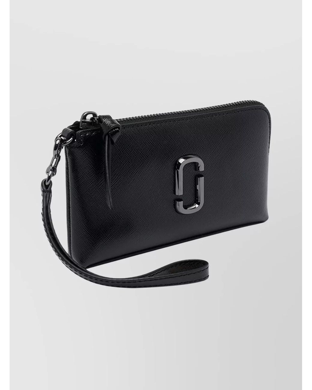Marc Jacobs Black The Snapshot Leather Clutch Bag
