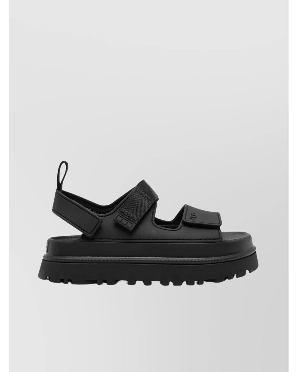 Ugg Black Goldenglow Platform Sandals