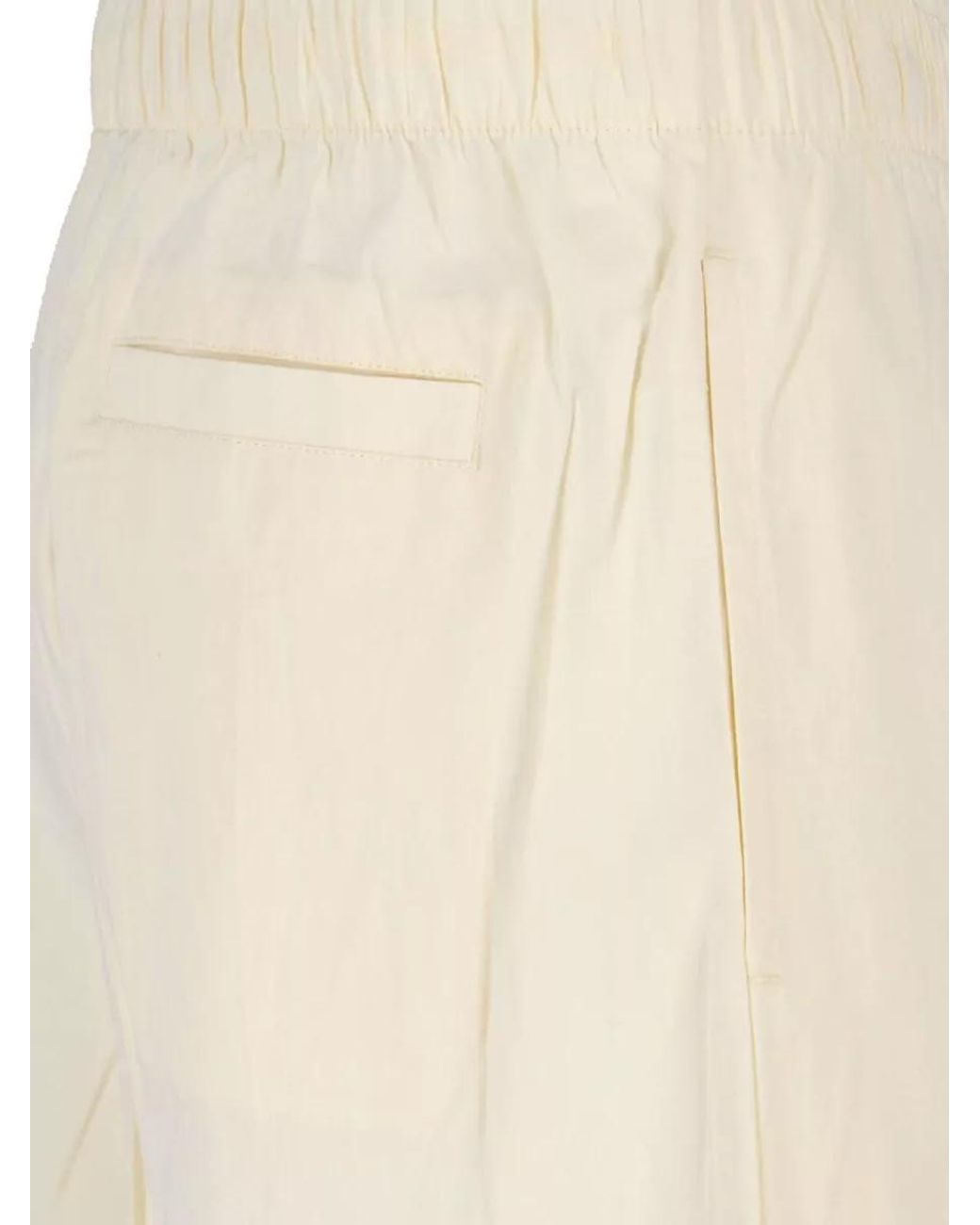 Entire studios Natural Cotton Wide-Leg Pajama Pants