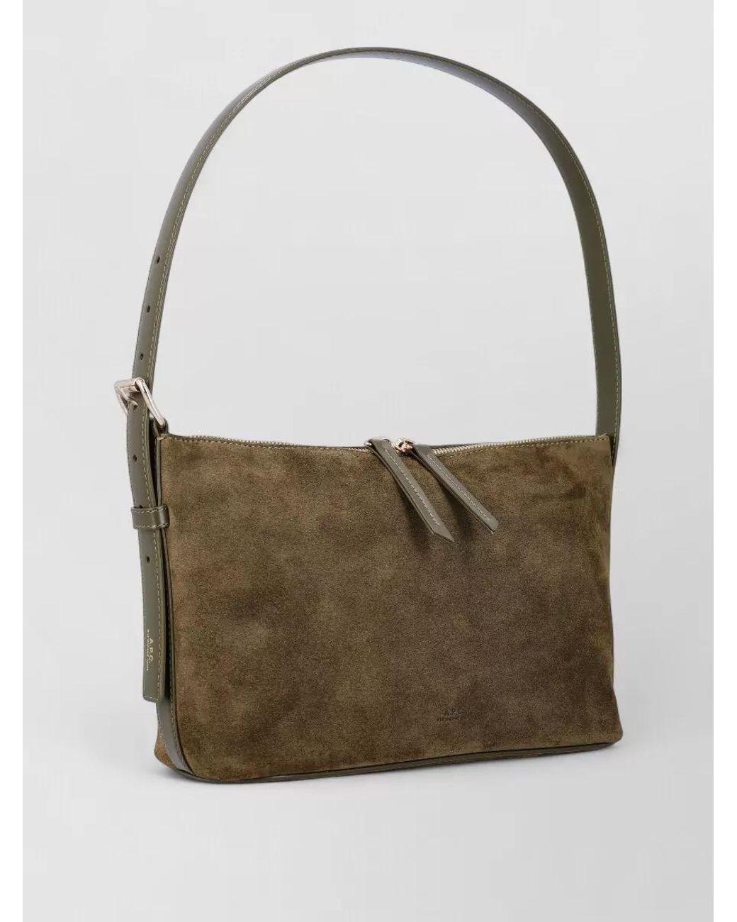 A.P.C. Multicolor Vera Suede Shoulder Bag Adjustable Strap