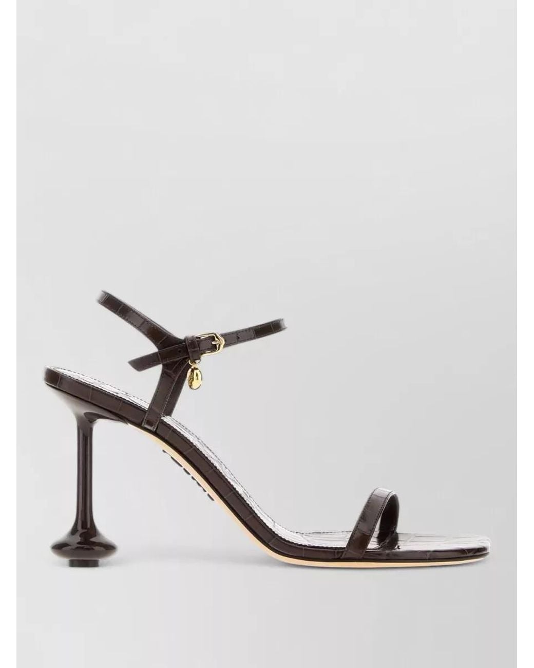 Loewe Metallic Leather Sandals