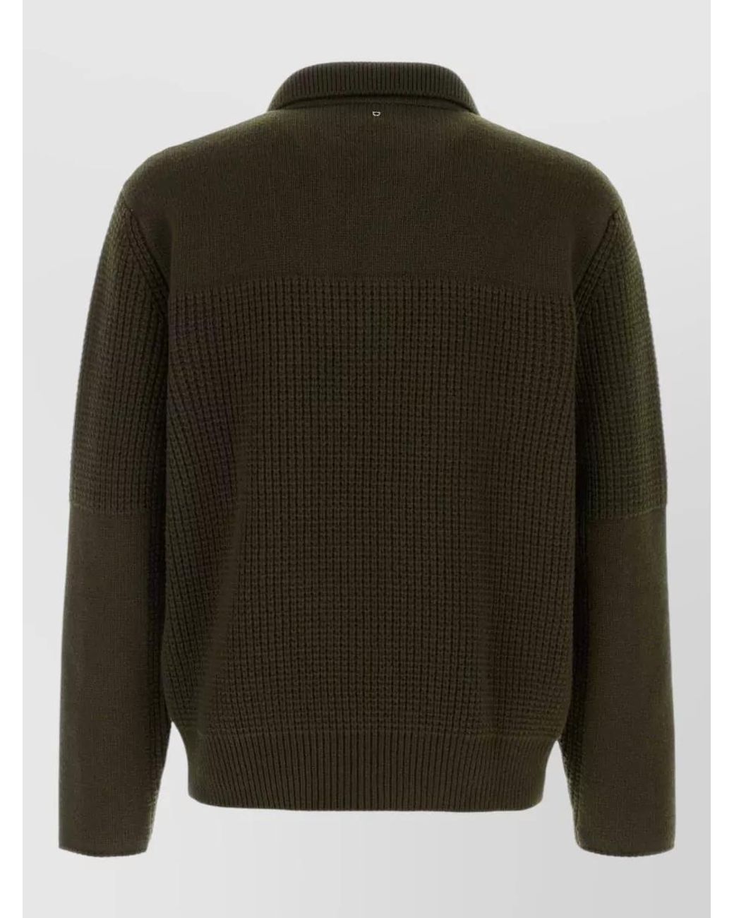 Ferragamo Green Virgin Wool Sweater for men