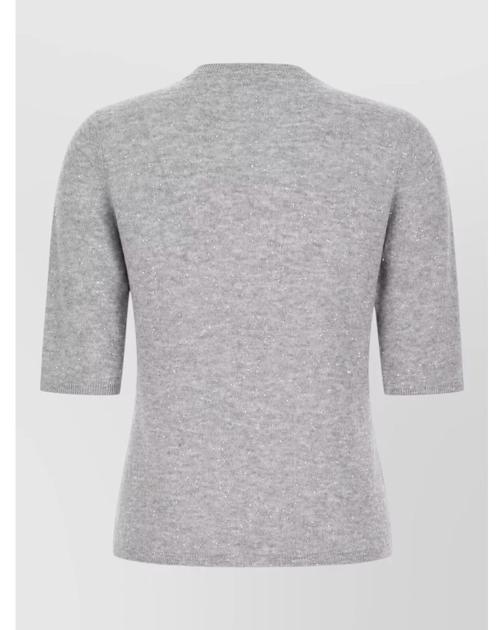 Fabiana Filippi Gray Wool Sweatshirt