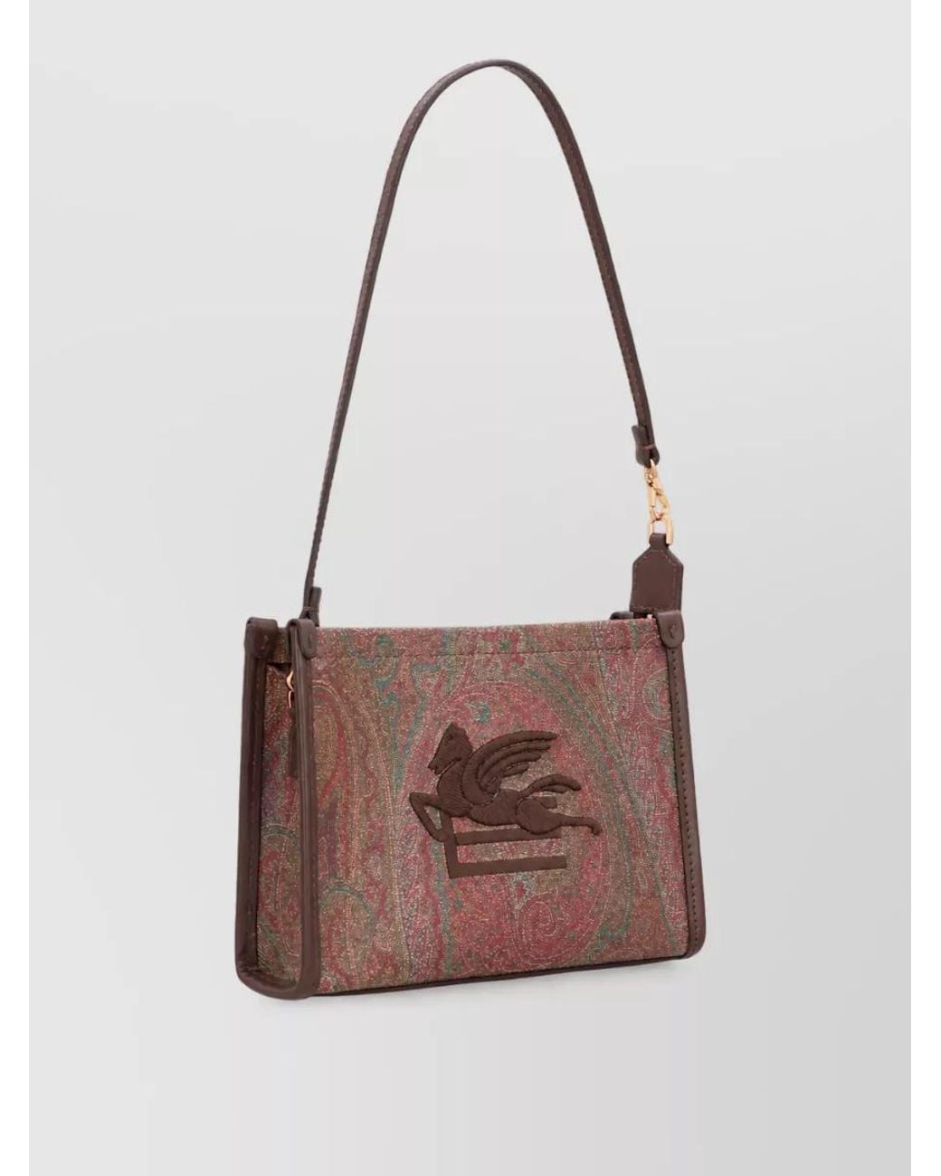 Etro Multicolor Arnica Leather Mini Pouch