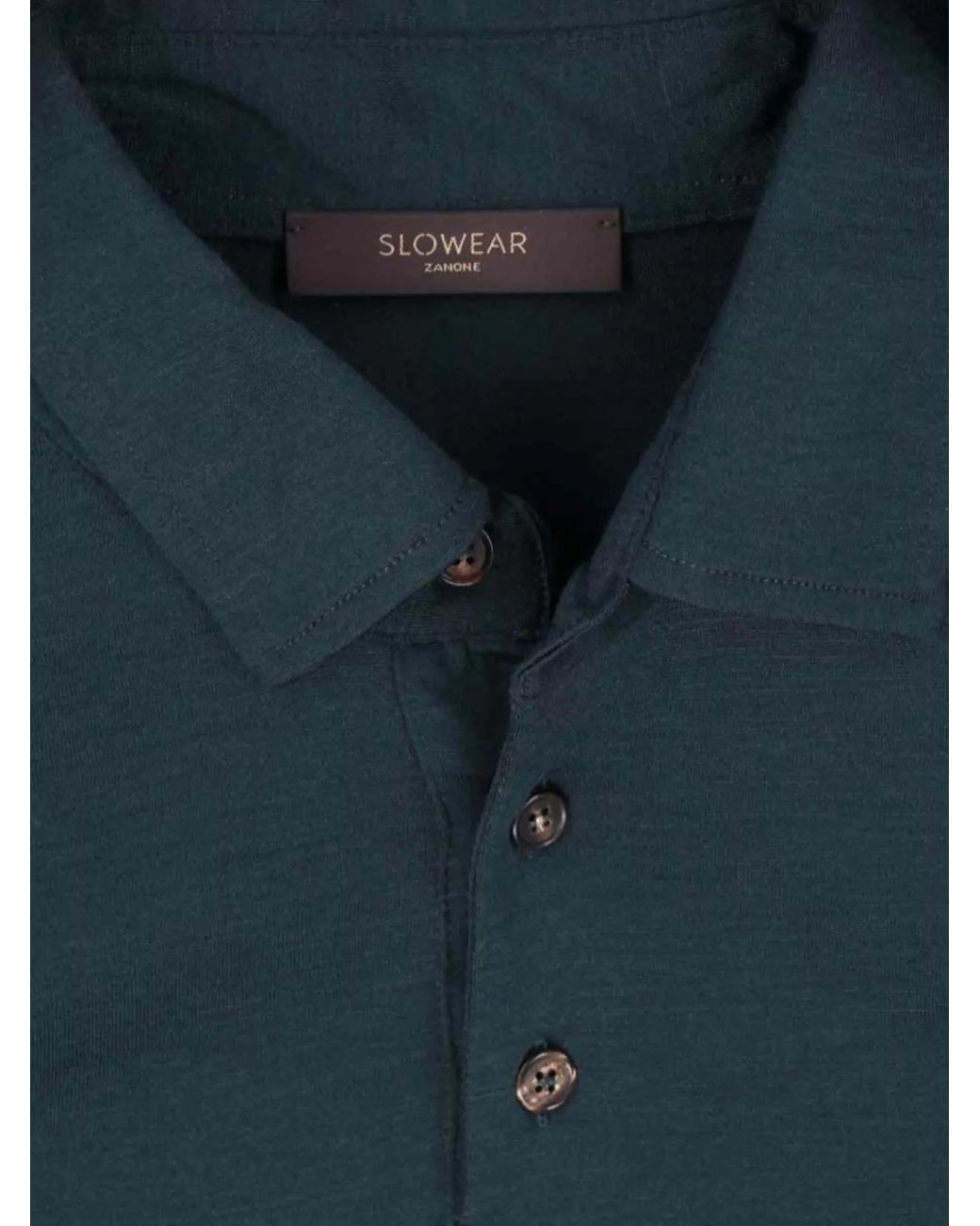 Zanone Blue Virgin Wool Crewneck Jumper for men