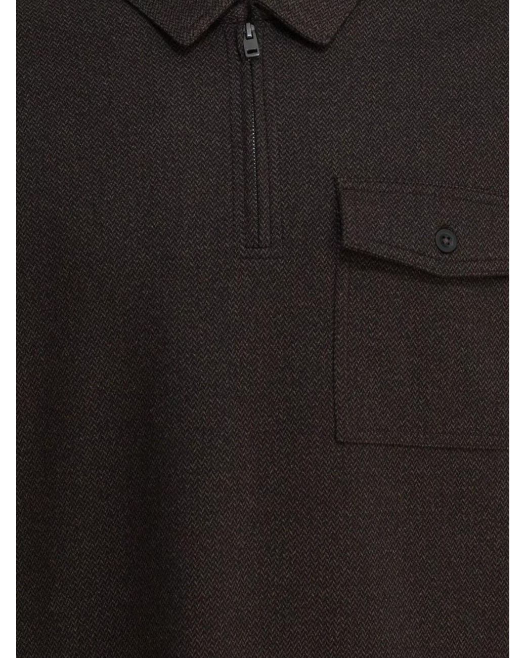 Vince Black Polo Shirt for men
