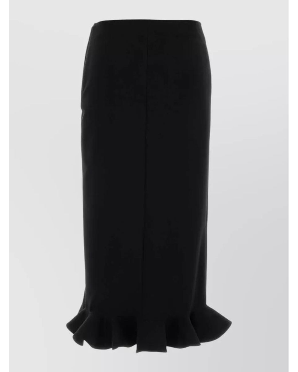 Moschino Black Jersey Mini Skirt