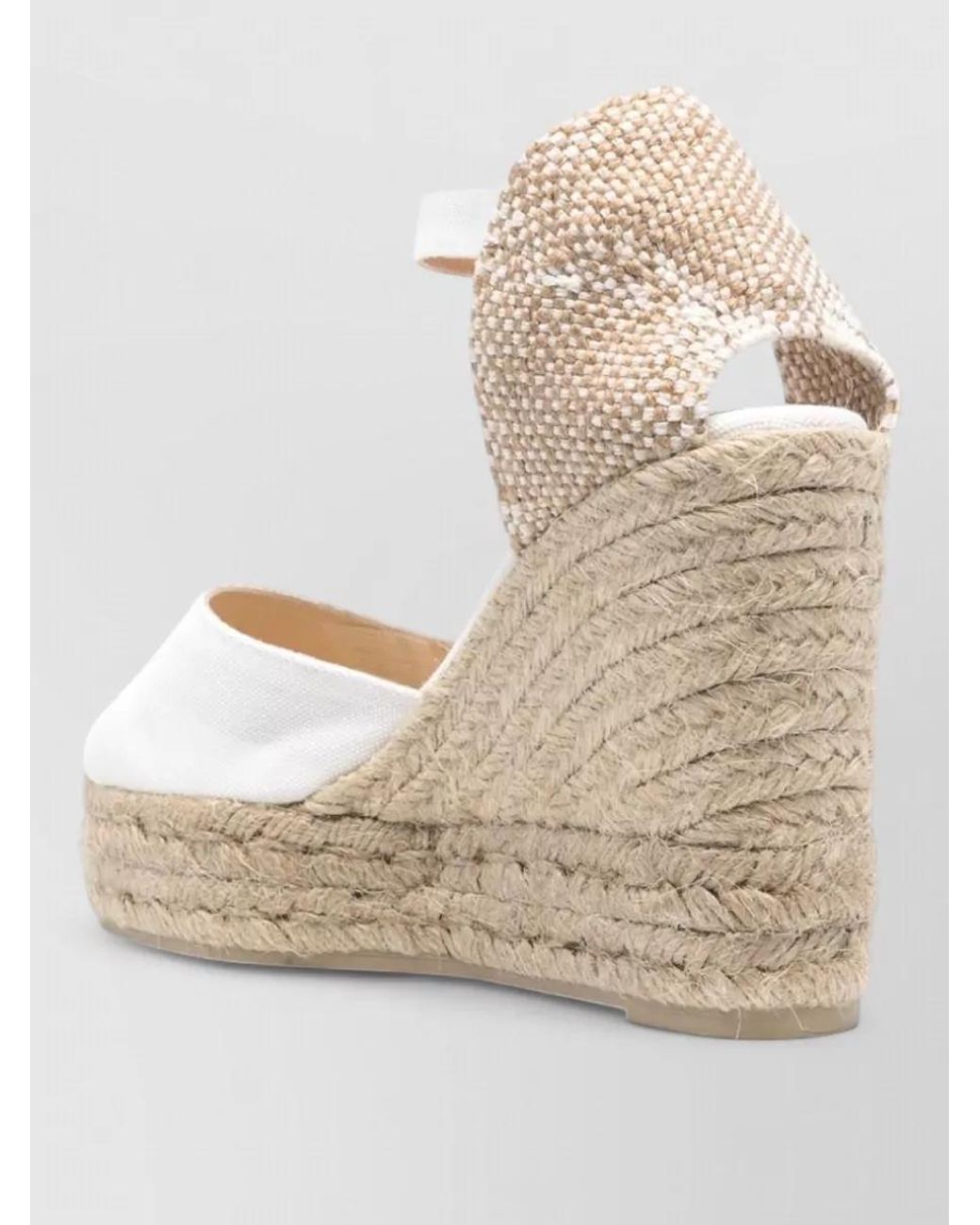 Castaner Natural Ankle-Strap Wedge Espadrilles