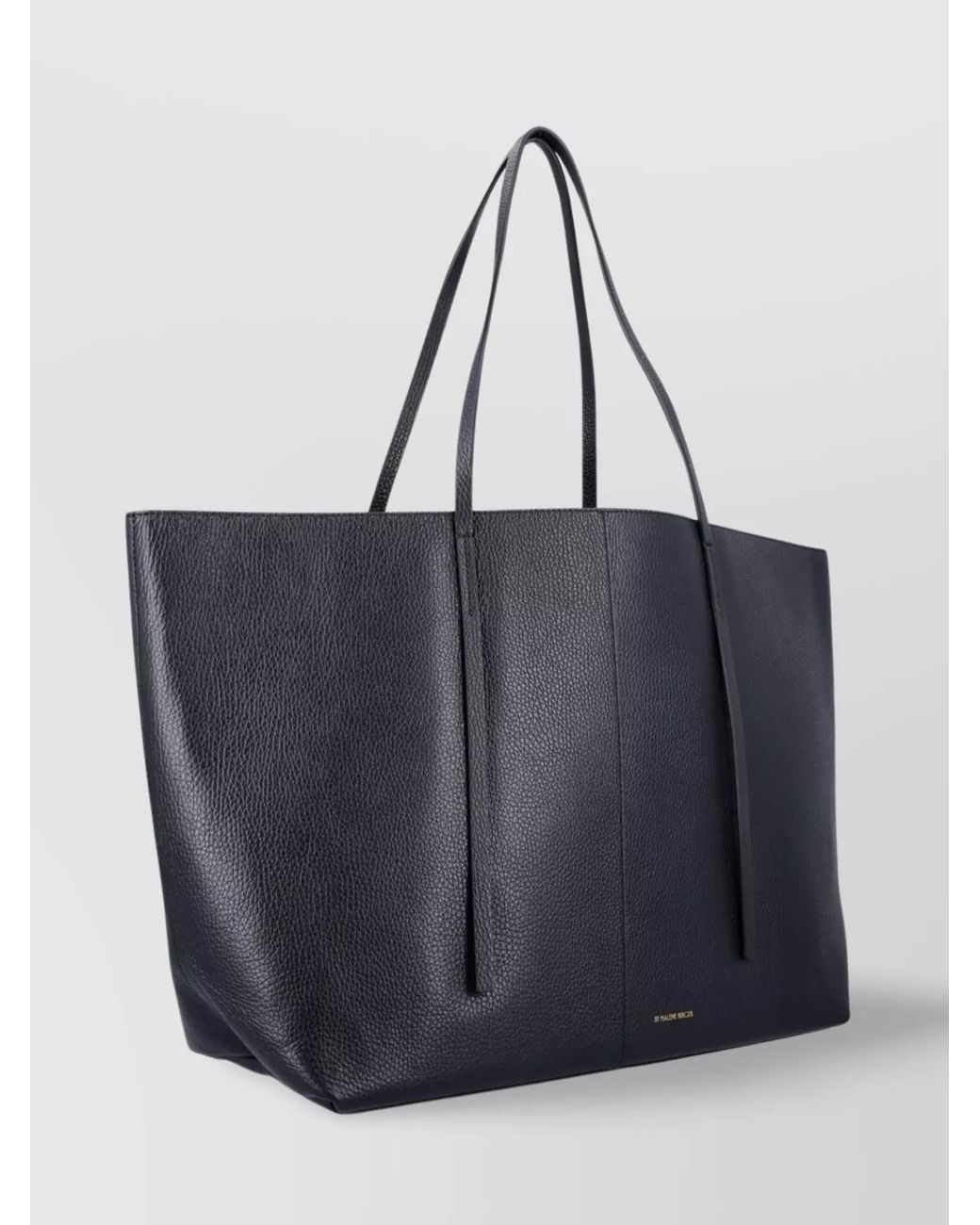 By Malene Birger Blue Leather Tote Bag
