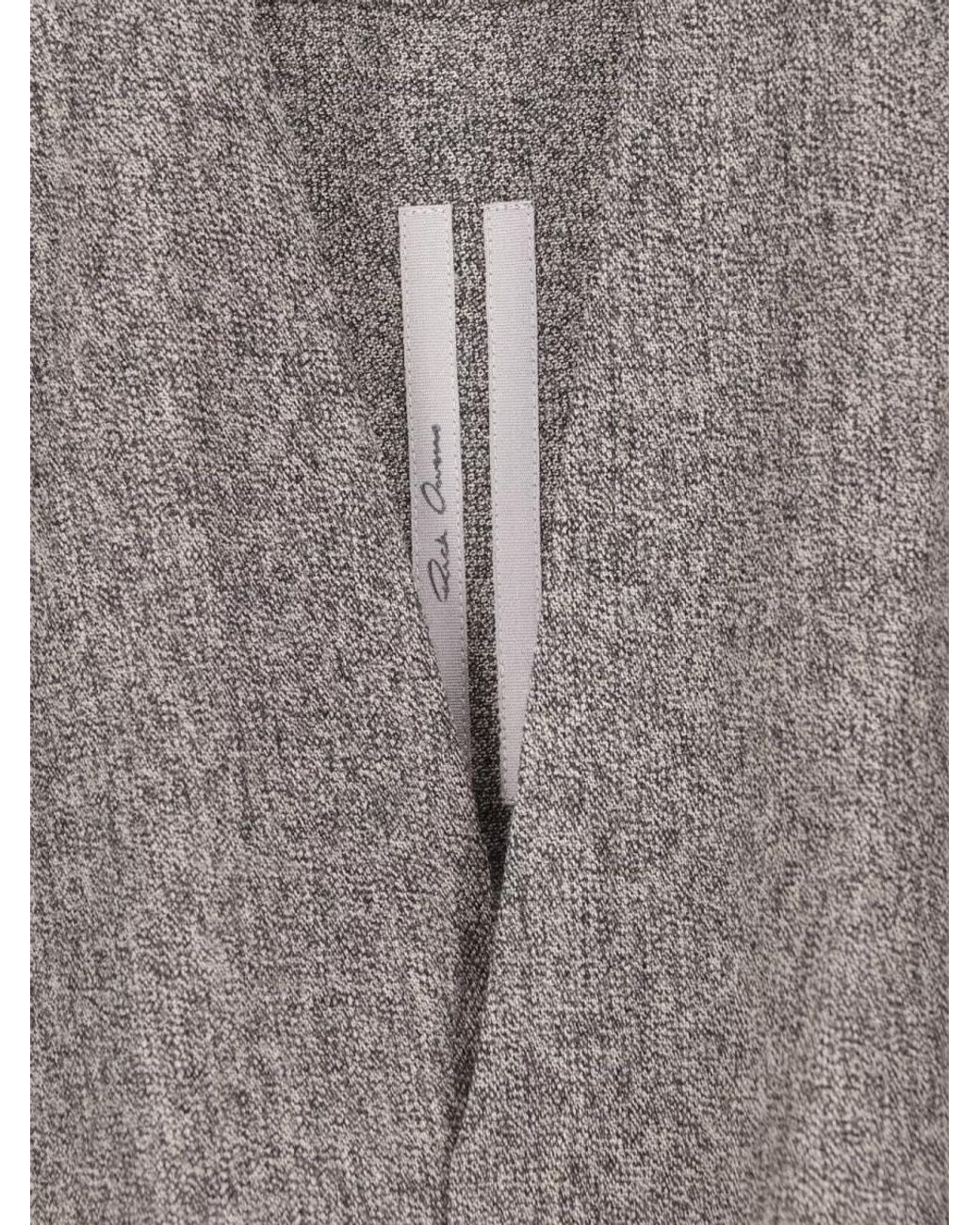 Rick Owens Gray Wool Blazer for men