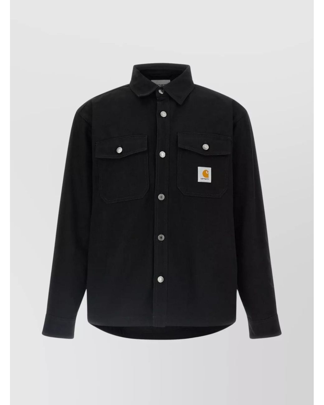 Carhartt Black Canvas Shirt Jacket for men