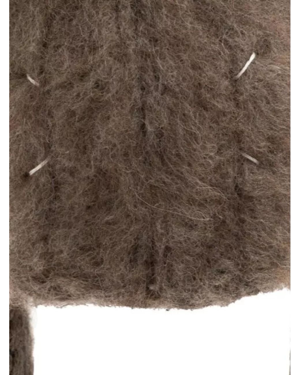 Maison Margiela Natural Wool Alpaca Beanie for men