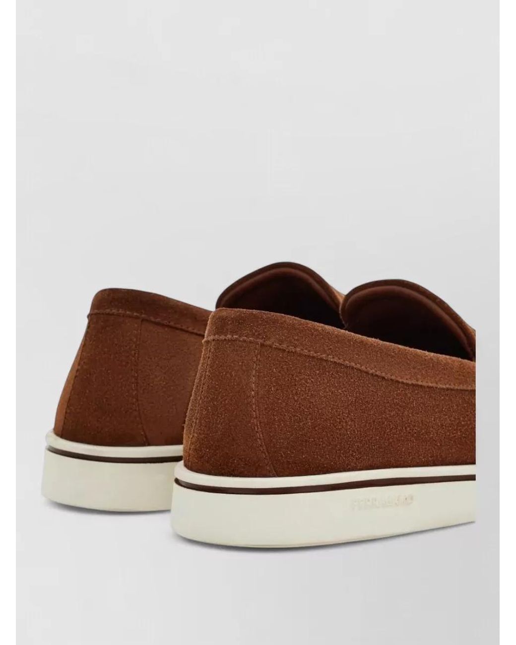 Ferragamo Brown Leather Loafers for men