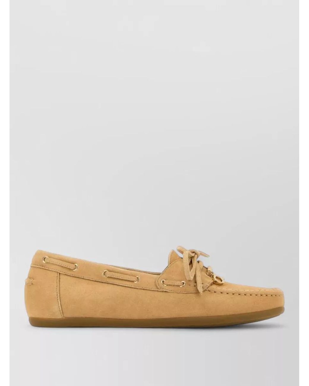 Ferragamo Natural Suede Loafers