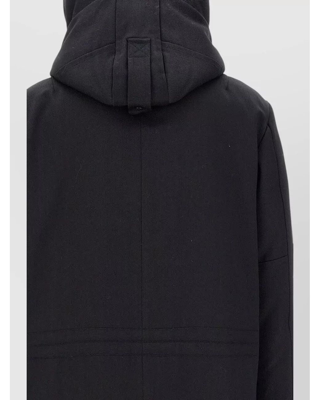 Peuterey Blue Wool Hooded Jacket for men
