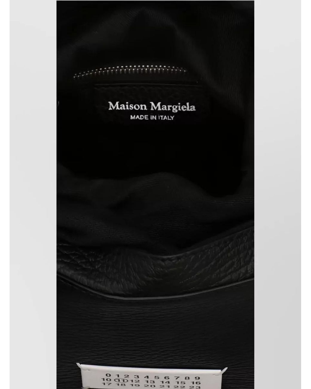 Maison Margiela Black 5Ac Medium Leather Shoulder Bag