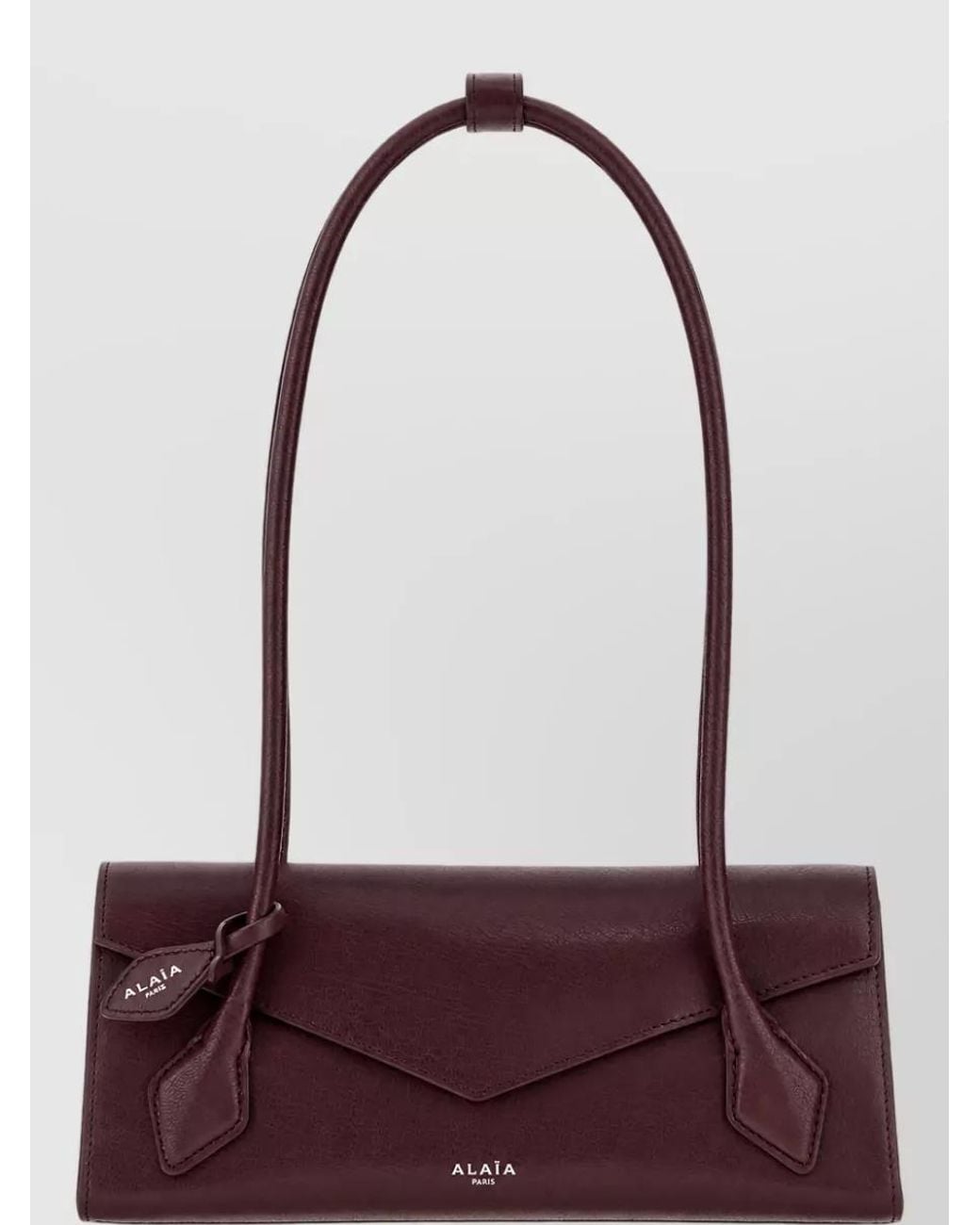 Alaïa Purple Leather Clutch Bag