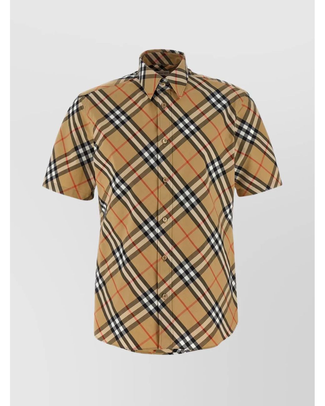 Burberry Multicolor Check Shirt for men