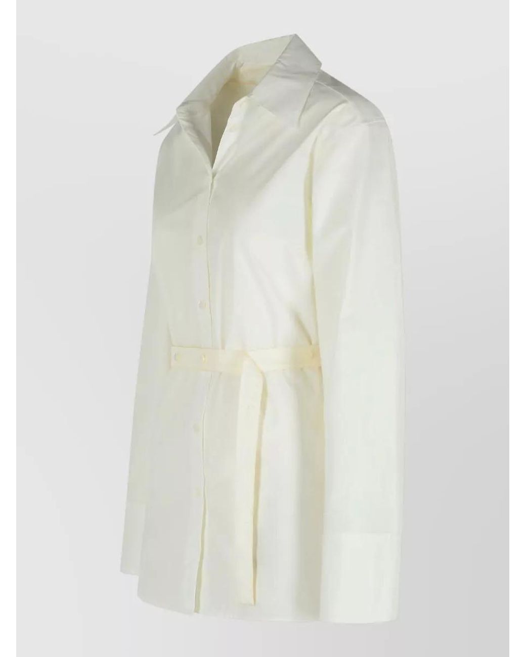 Rohe White Silk Poplin Shirt