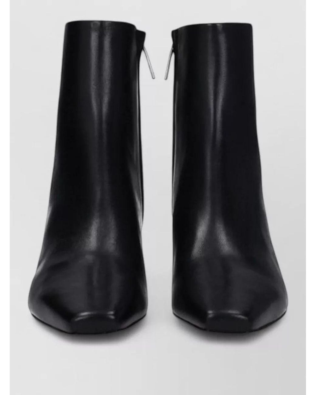 Off-White c/o Virgil Abloh Black Leather Ankle Boots