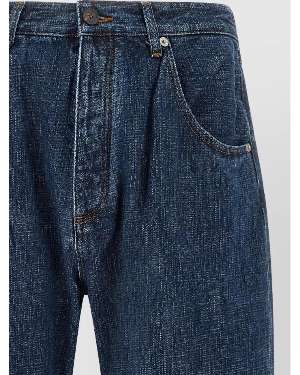 Jacquemus Blue Denim Straight-Leg Jeans for men