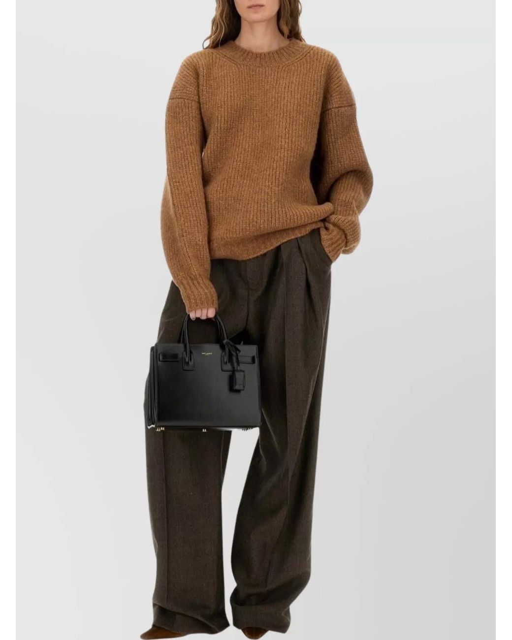 Saint Laurent Multicolor Chunky-Knit Jumper