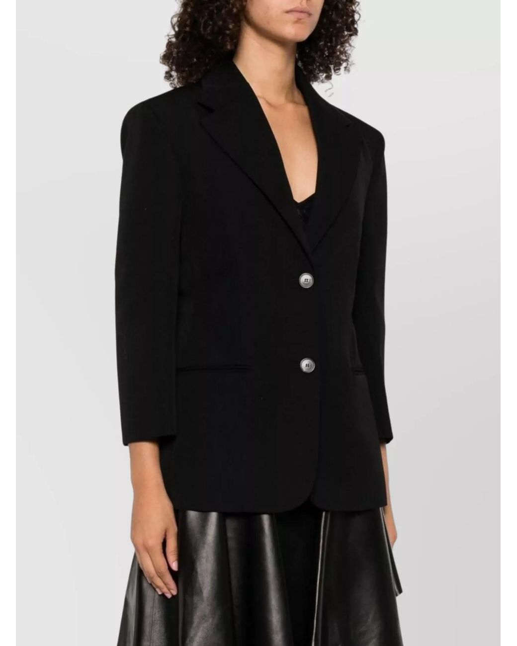 Givenchy Black Wool Single-Breasted Blazer