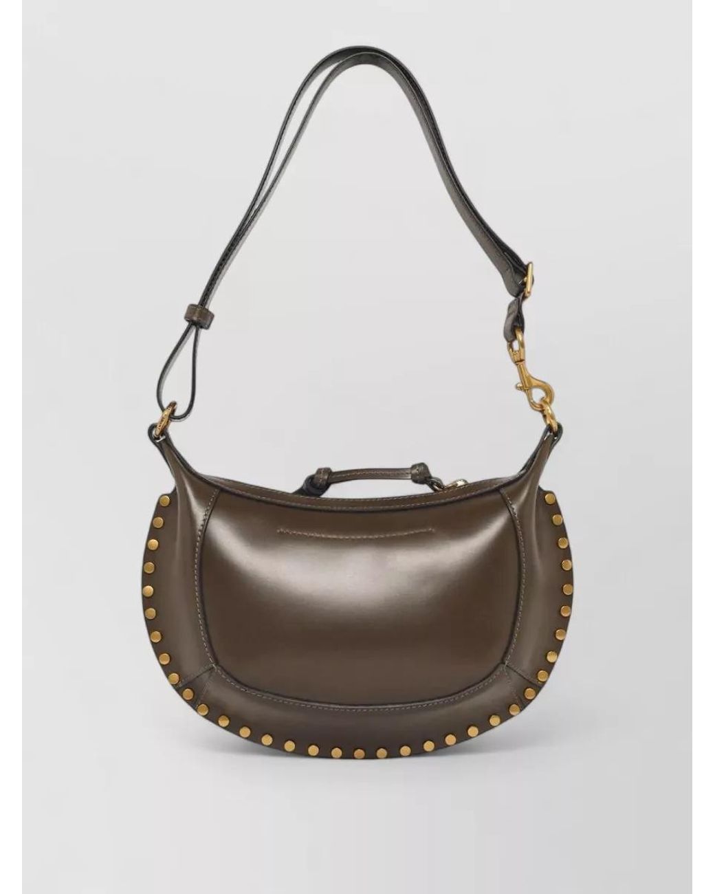 Isabel Marant Multicolor Oskan Moon Calf Leather Shoulder Bag