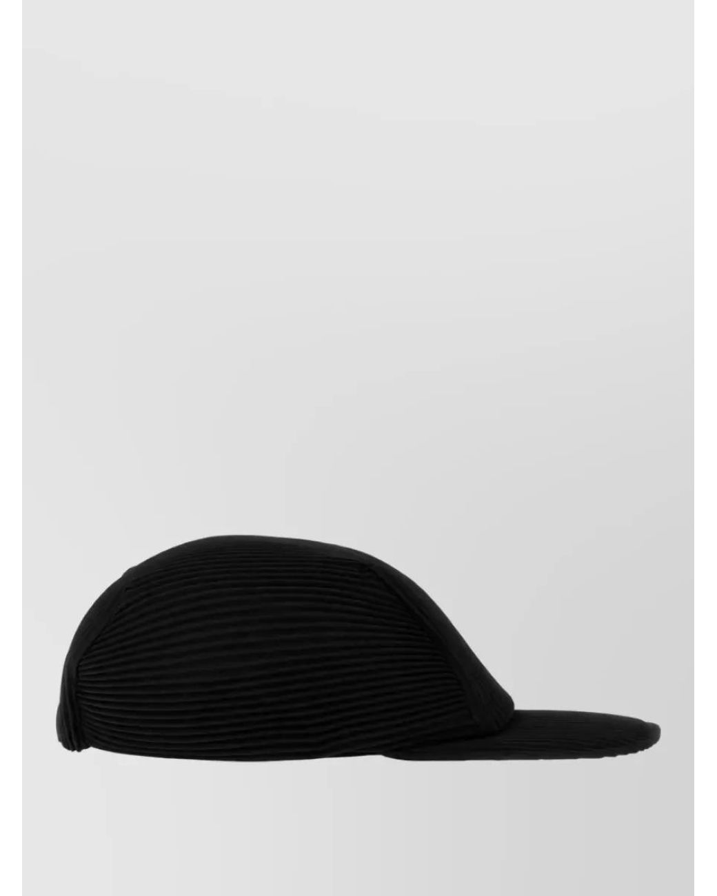 Homme Plissé Issey Miyake Black Polyester Baseball Cap for men