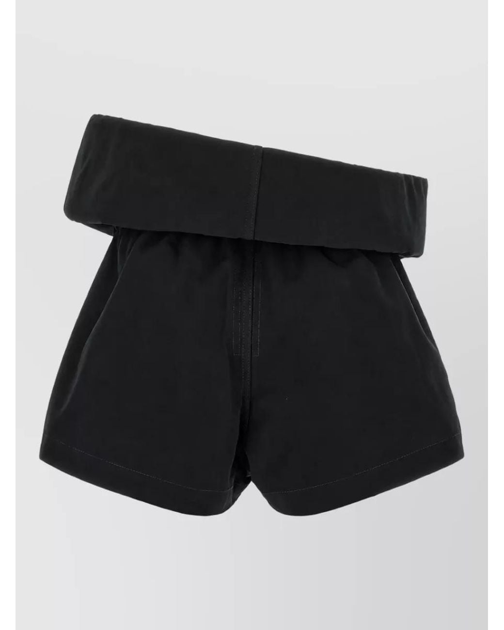 Rick Owens Black High-Rise Mid-Length Shorts