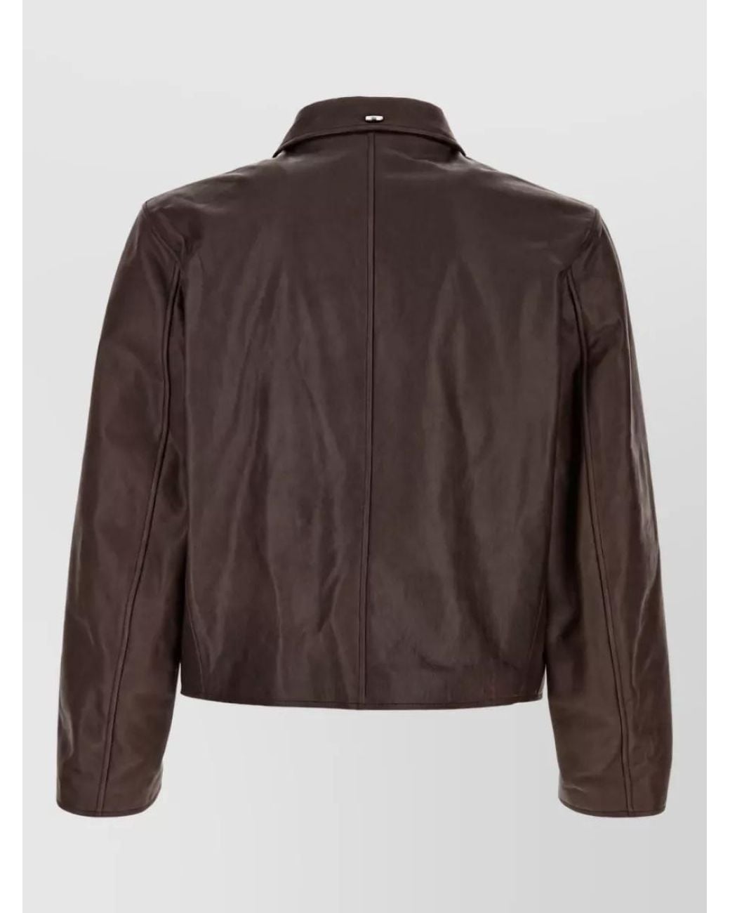 Our Legacy Brown Leather Jacket for men