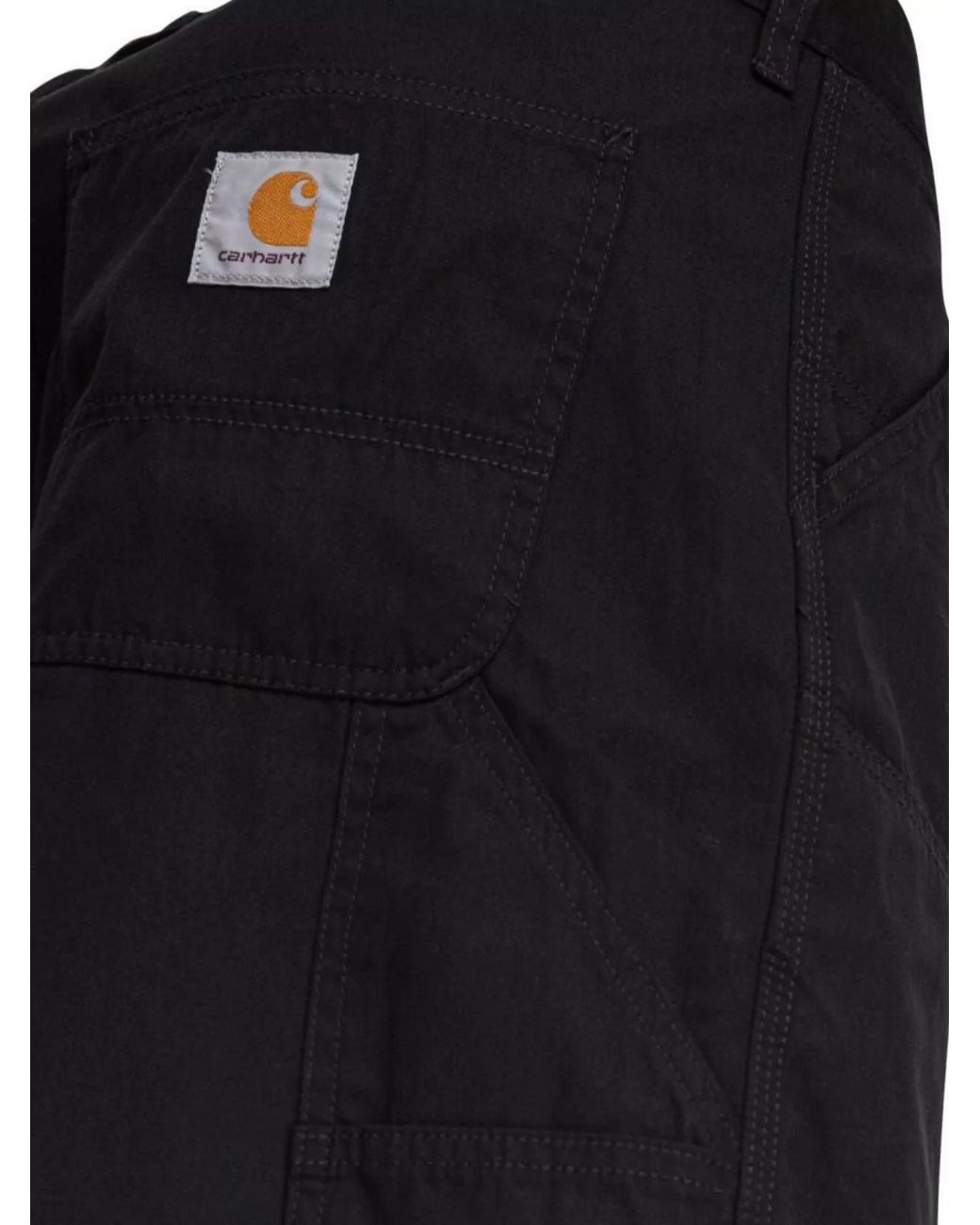 Carhartt Black Cotton Cargo Shorts for men
