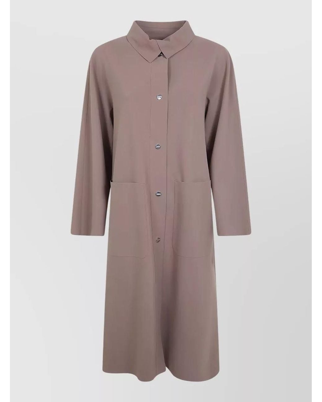 Herno Brown Midi Coat