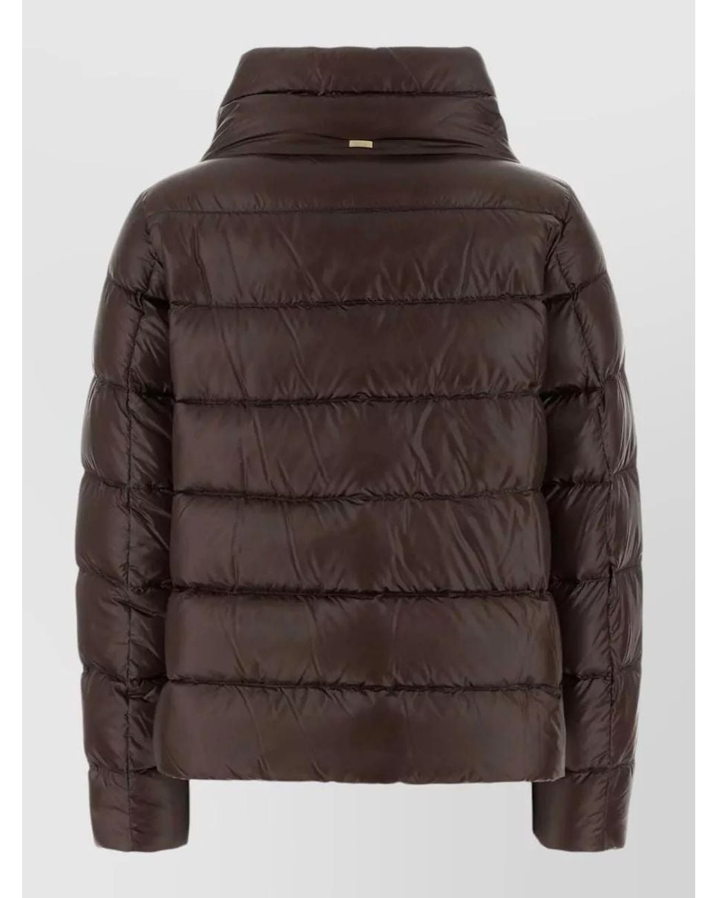 Herno Brown Quilted Down Puffer Jacket