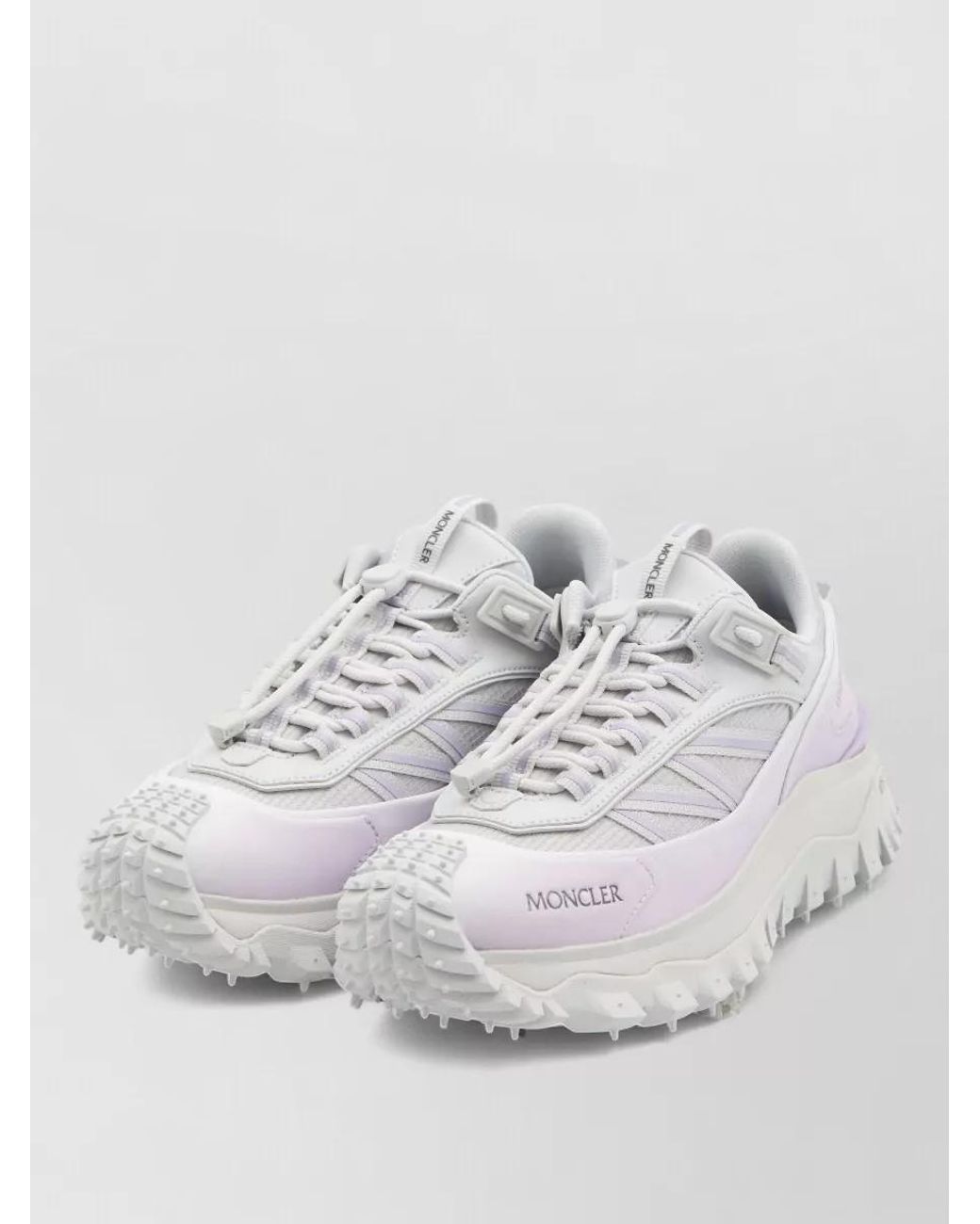 Moncler Gray Trailgrip Low-Top Sneakers