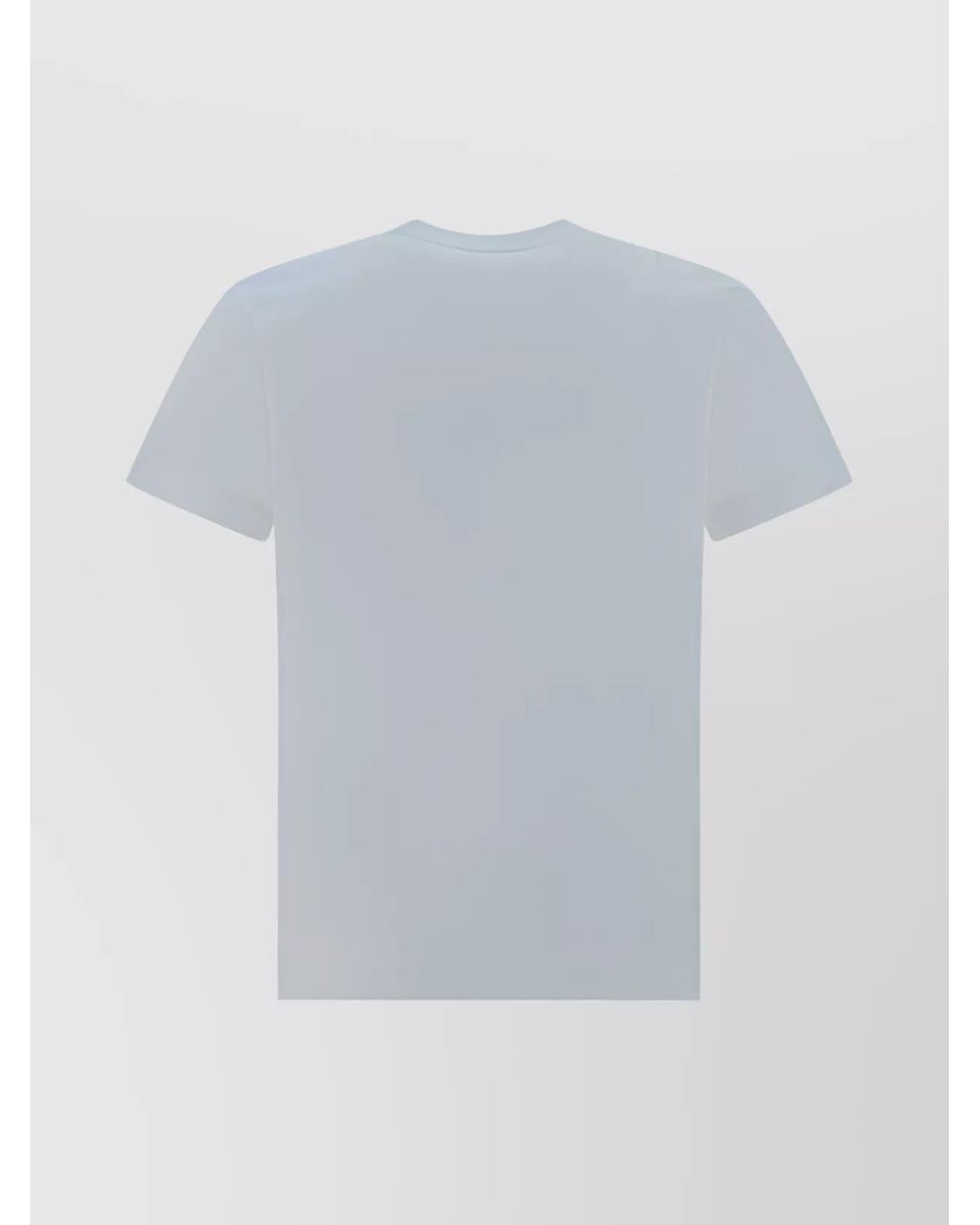COMME DES GARÇONS PLAY White Cotton Logo-Patch Short-Sleeve T-Shirt for men