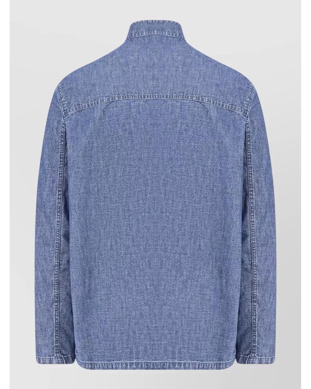 Valentino Blue Denim Sahariana Jacket for men