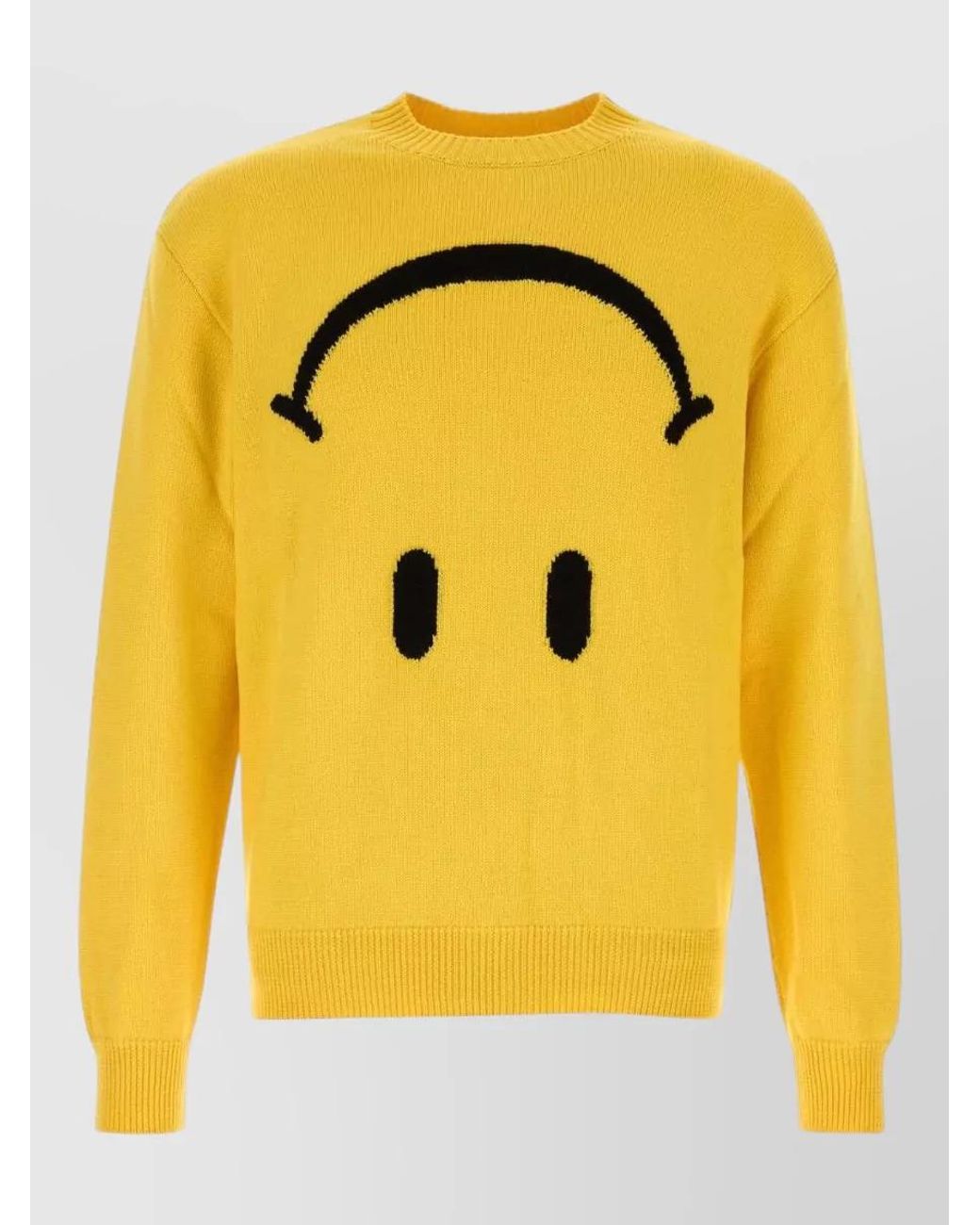 Moschino Yellow Virgin Wool Sweater for men