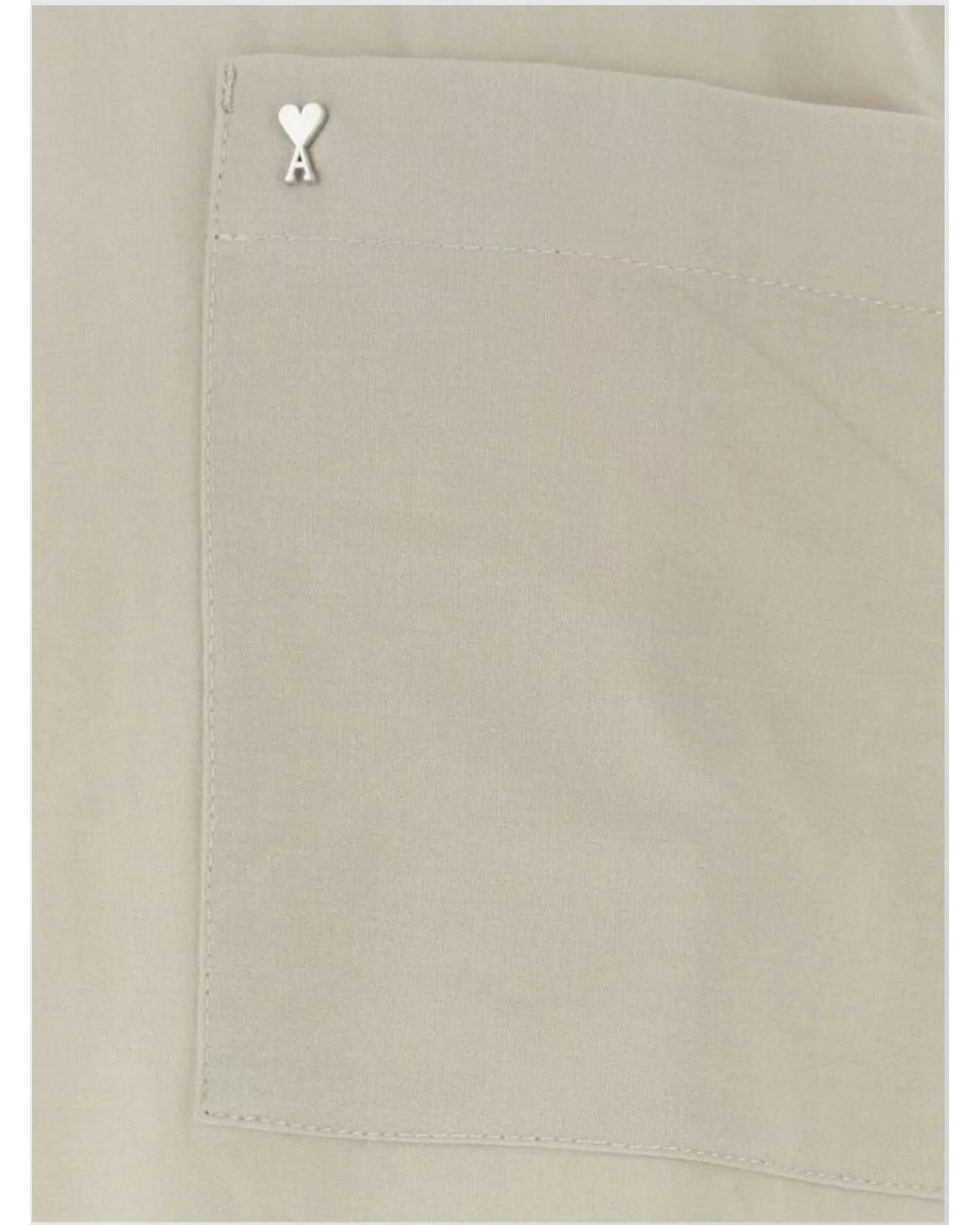 AMI Natural Cotton Elasticated Waist Bermuda Shorts for men