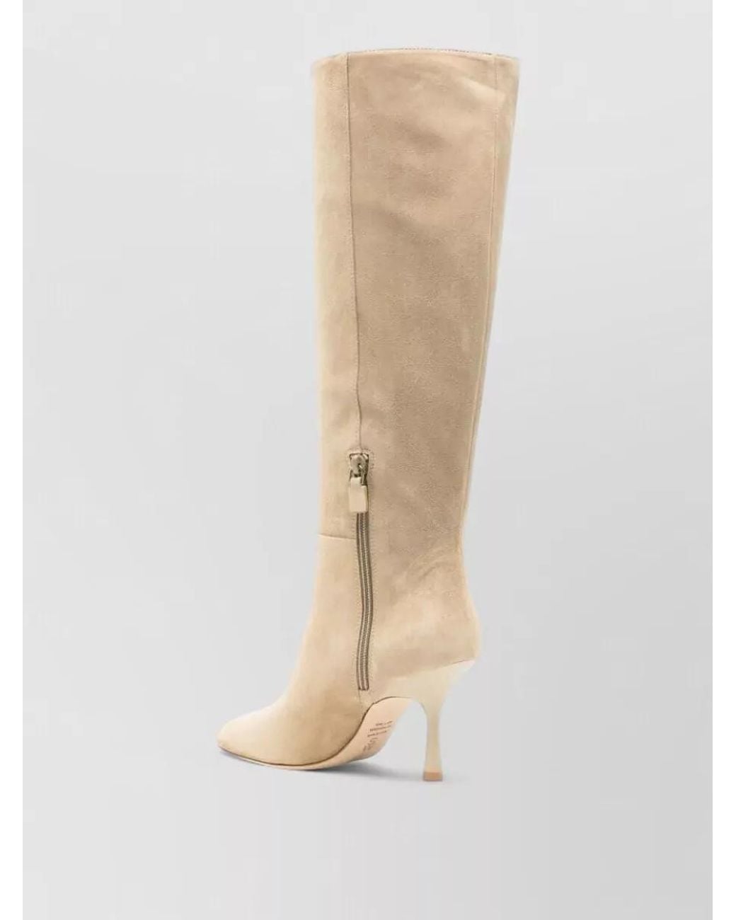Stuart Weitzman White Suede Leather Knee-High Boots