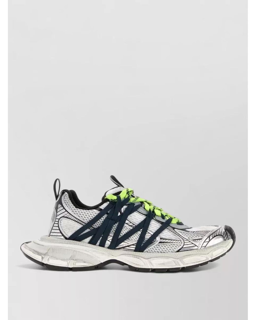 Balenciaga Multicolor Mesh Low-Top Sneakers for men