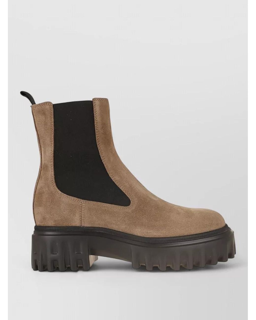 Hogan Multicolor Suede Chelsea Ankle Boots