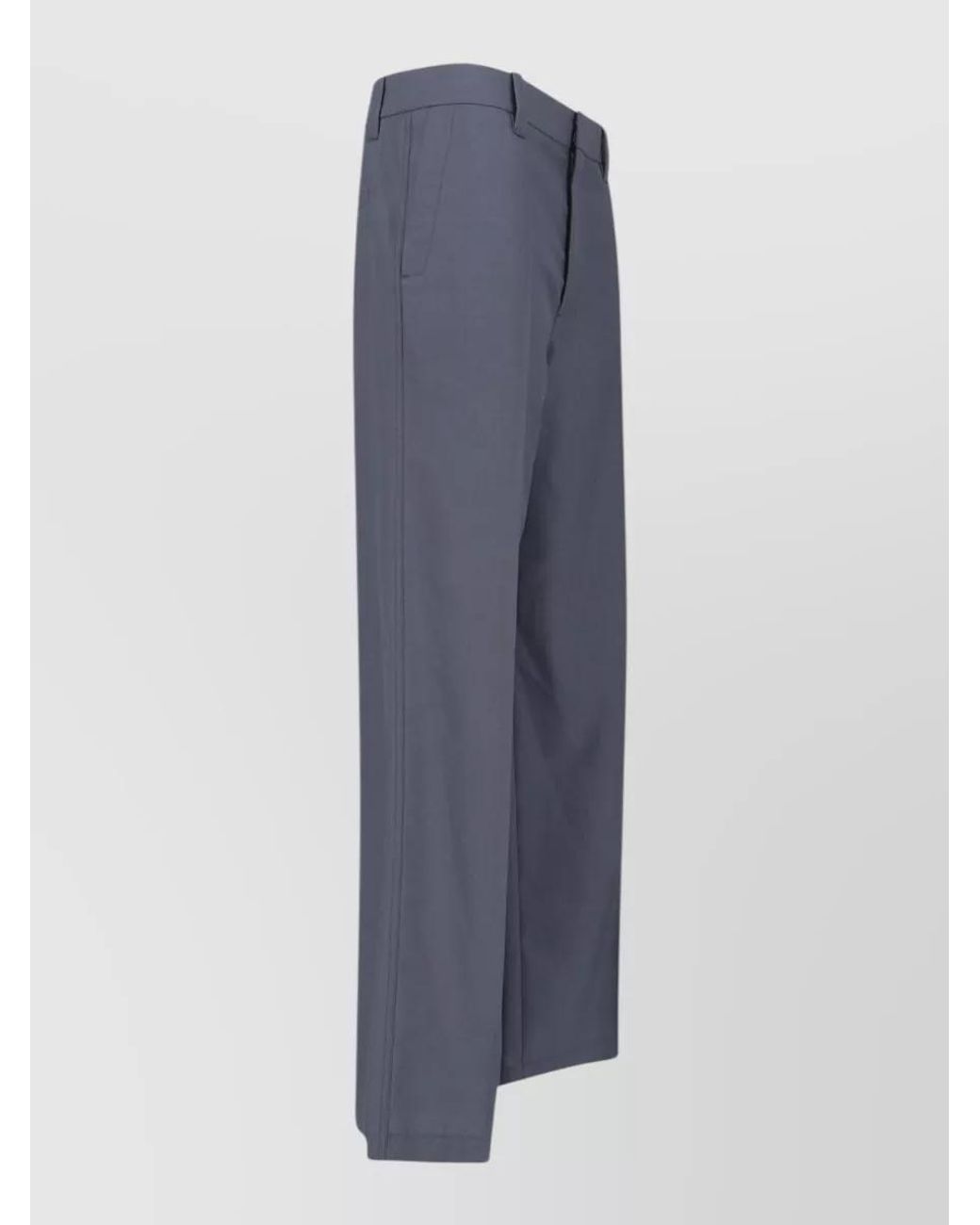 Lemaire Blue Straight Trousers