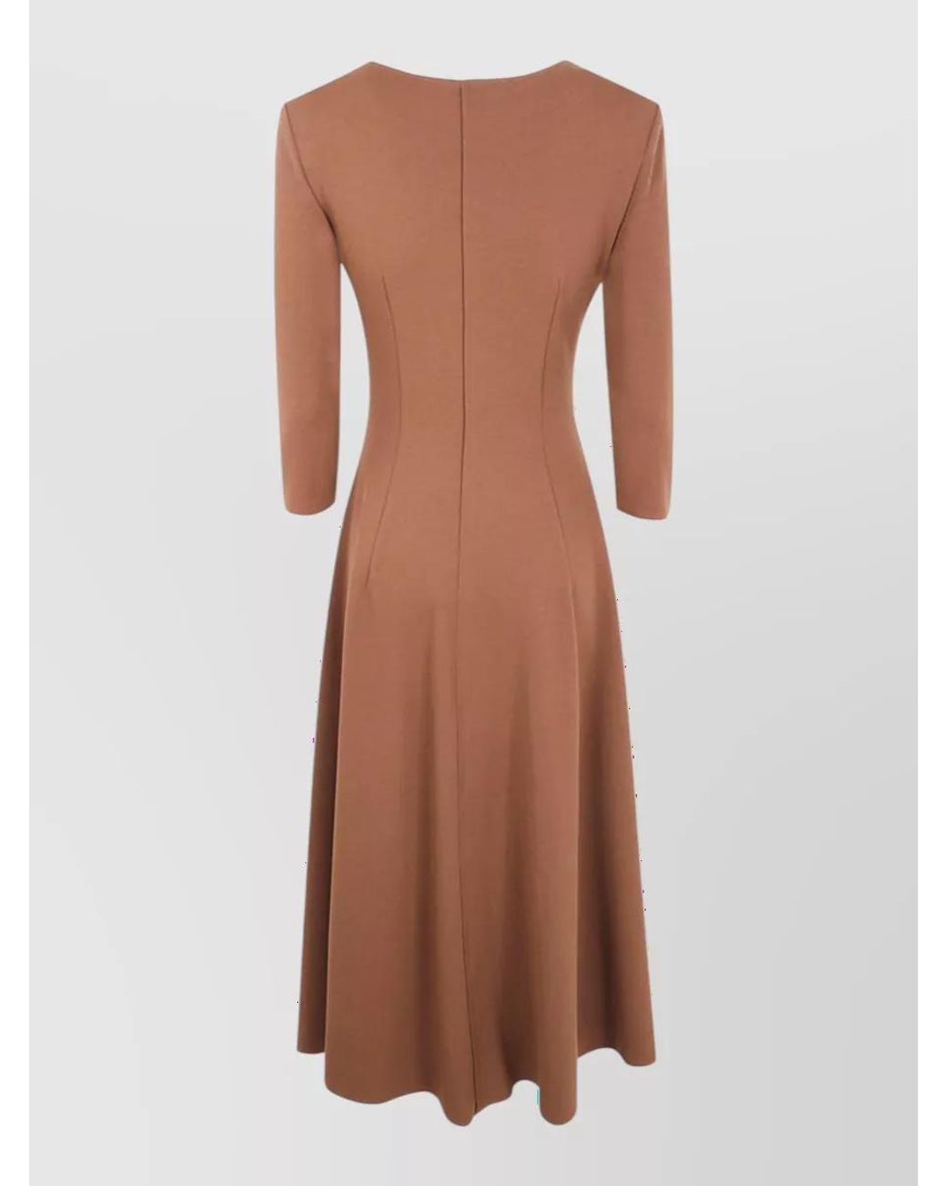 DR. HOPE Brown Midi Dress