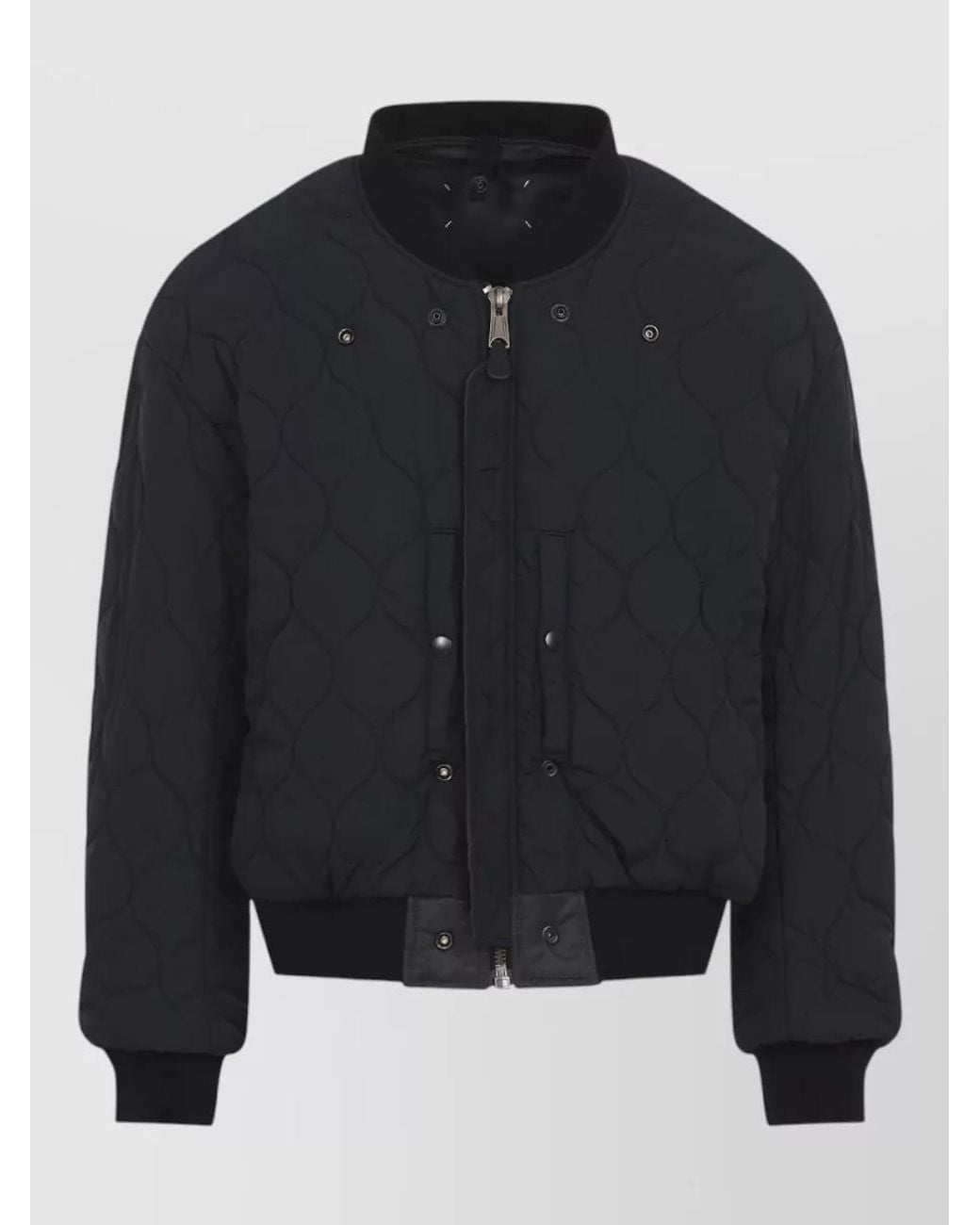 Maison Margiela Black Quilted Reversible Puffer Jacket for men