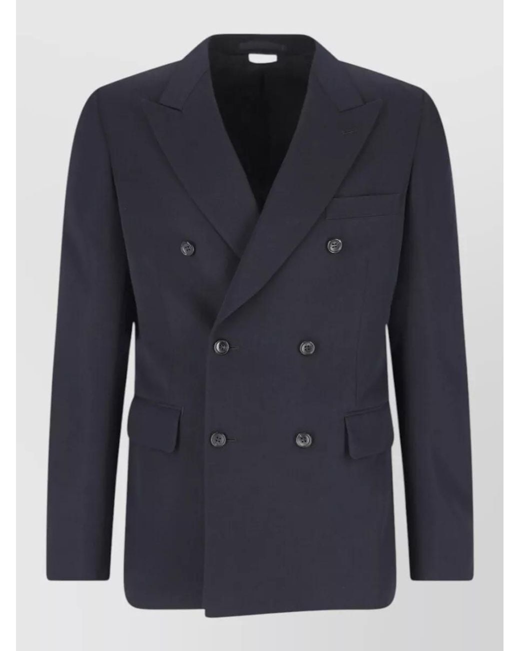 Comme des Garçons Blue Wool Blazer for men