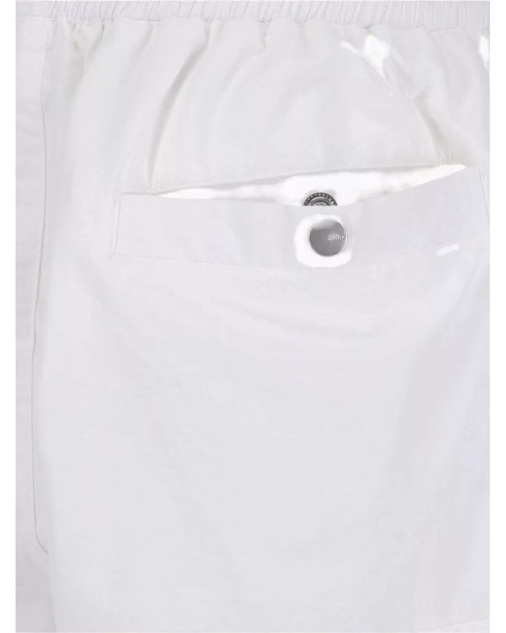 Autry White Straight Cargo Shorts for men